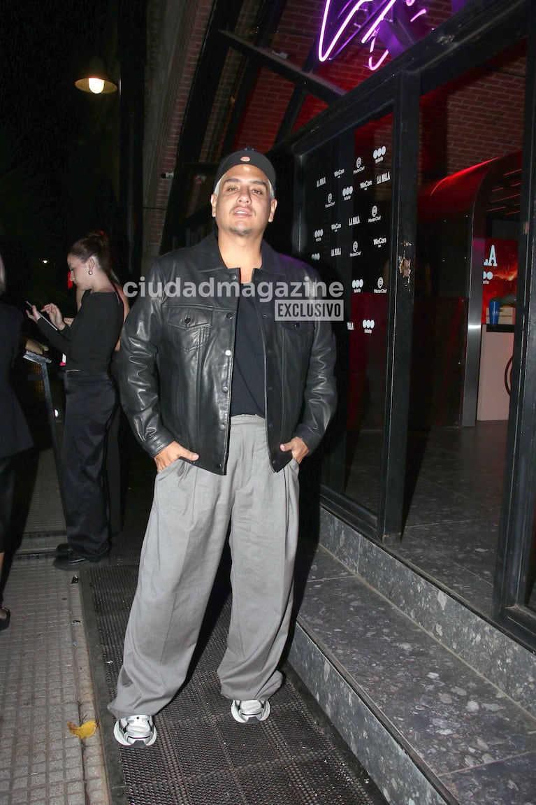 Kennys Palacios en el festejo del fin de las grabaciones de Masterchef Celebrity (Foto: Movilpress).