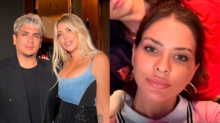 Kennys Palacios, Wanda Nara y la China Suárez (Fotos; Instagram @wanda_nara y @sangrejaponesa)