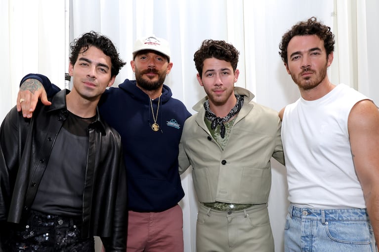 Kevin Jonas, Jon Bellion, Nick Jonas, and Joe Jonas.