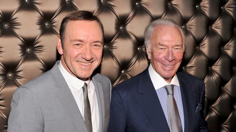 Kevin Spacey y Christopher Plummer en 2013. (Foto; AFP)