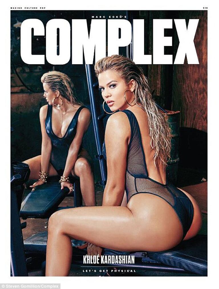Khloé Kardashian, súper sexy en su nueva producción (Fotos: Complex). 