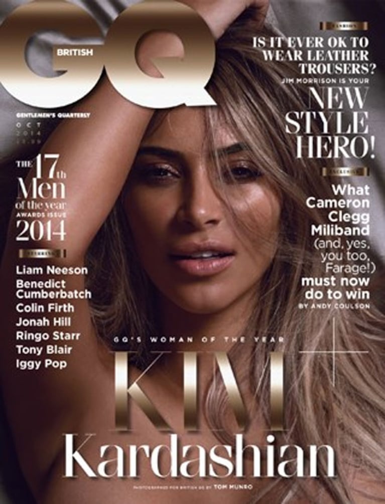 Kim Kardashian: completamente desnuda y súper hot para la revista British GQ. (Foto: British GQ) 