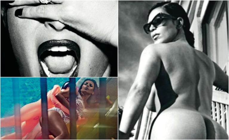 Kim Kardashian mostró toda su osadía para una revista británica. (Foto: Love Magazine)