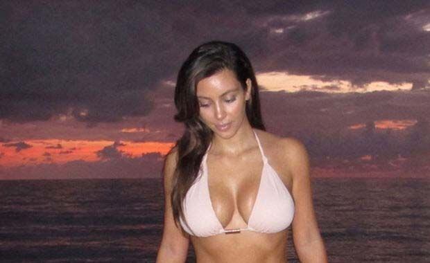 Kim Kardashian, pasea por Miami. (Foto: Splash News)