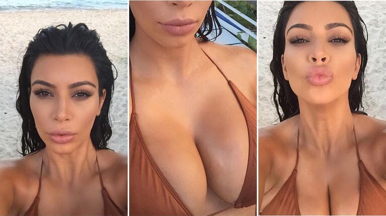Kim Kardashian una embarazada muy sensual. Foto: Instagram.com/kimkardashian/