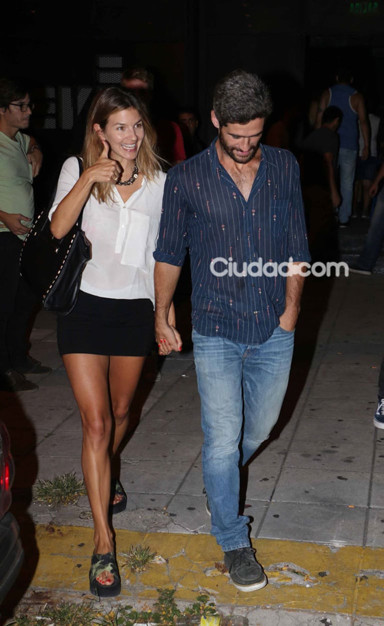 Kloosterbor y Sieling, celestinos de la pareja de Agustina con Tomás (Fotos: Movilpress). 