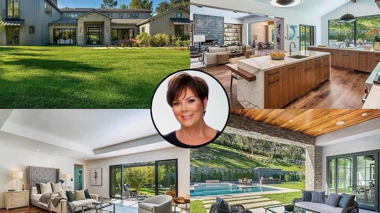 Kris Jenner: mirá los lujos de su nueva mansión