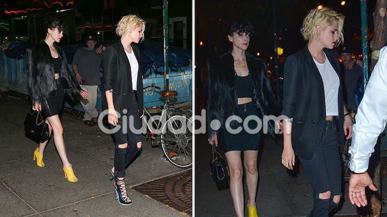Kristen Stewart se mostró en público con su nueva novia, la ex de Cara Delevigne