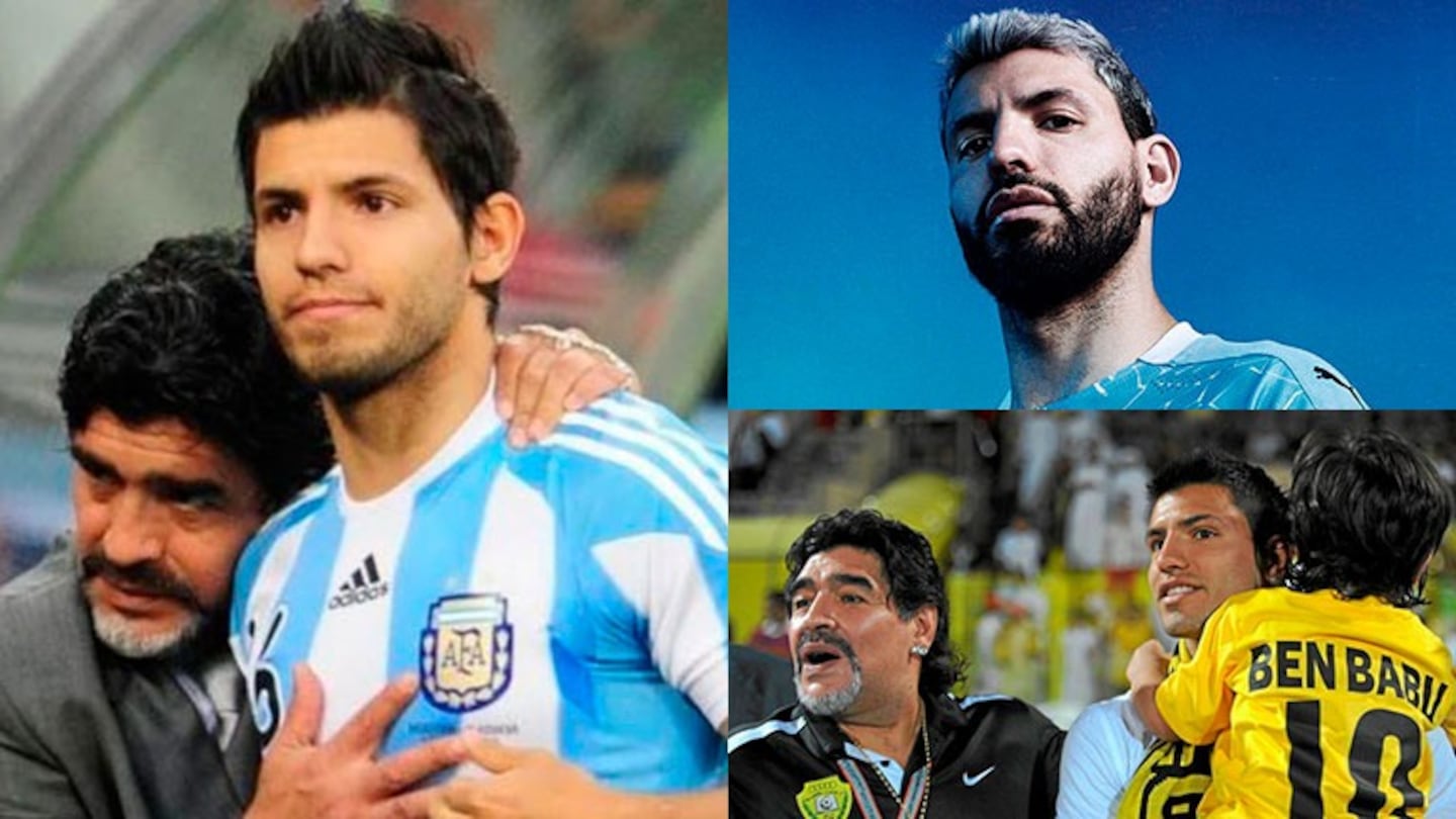 Kun Agüero le rindió homena a su exsuegro, Diego Maradona, con un tierno mensaje: Nunca te vamos a olvidar