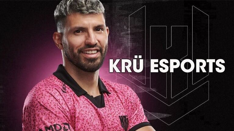 Kun Agüero: presentó hace unas semanas su equipo de eSports