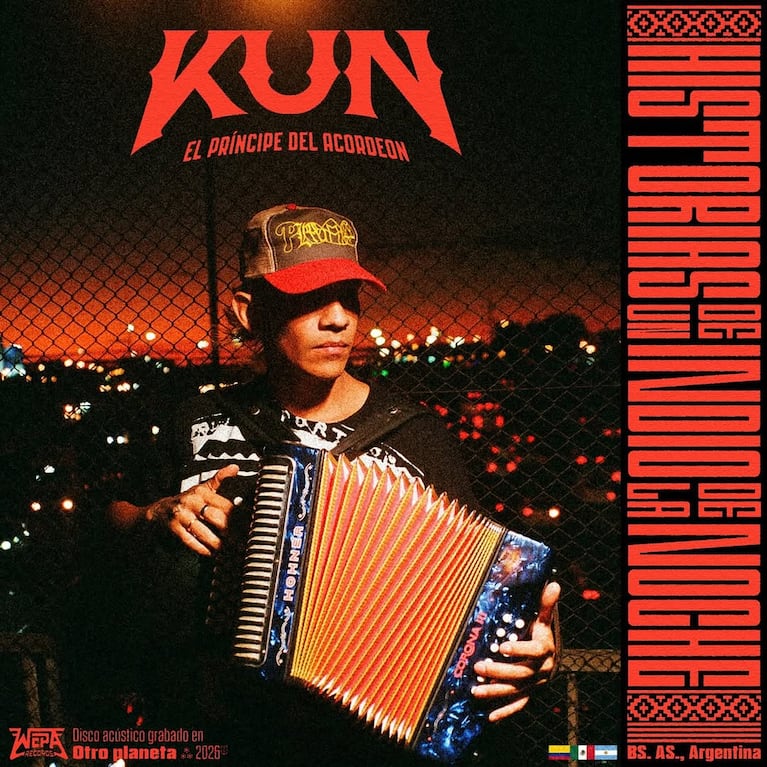 Kun, el Príncipe del Acordeón, lanza su primer disco y apuesta por contar historias de barrio, ruta y música