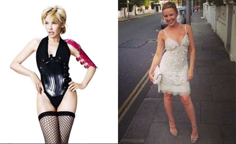 Kylie Minogue, diosa a sus 45 años (Fotos: Instagram). 