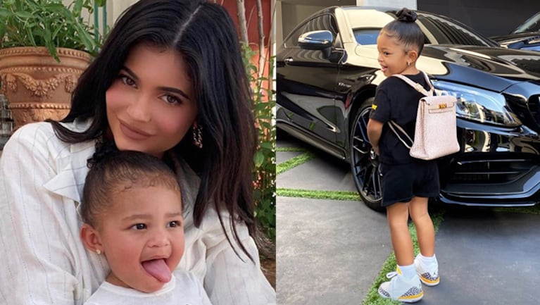 Kylie registró en entusiasmo de su nena por arrancar las clases.