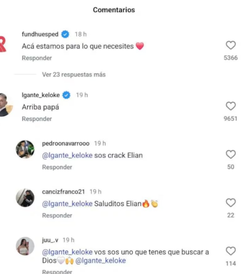 L-Gante apoyó a El Villano. Foto: IG | elvillanoar
