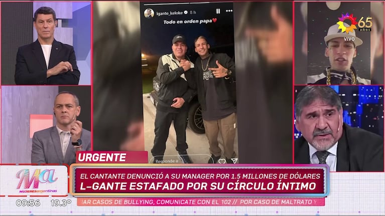 L-Gante contrató a Agustín Rodríguez para que lo represente en la causa contra Maxi El Brother