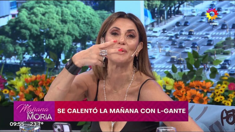 L-Gante coqueteó y se chapó a María Fernanda Callejón.