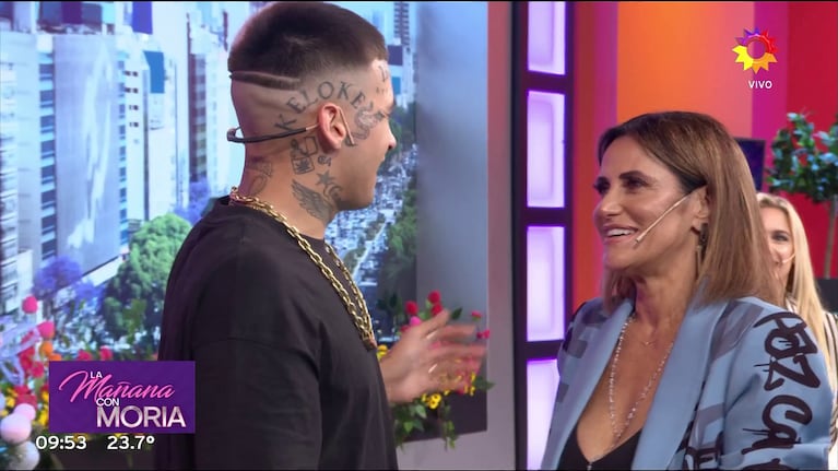 L-Gante coqueteó y se chapó a María Fernanda Callejón.