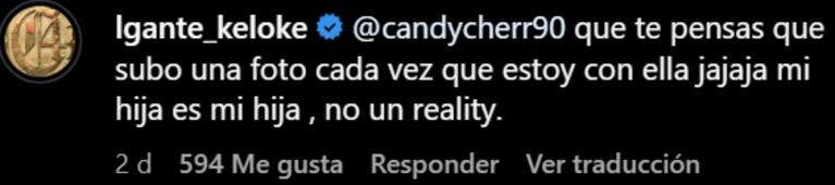L-Gante defendió cómo ejerce la paternidad de Jamaica.