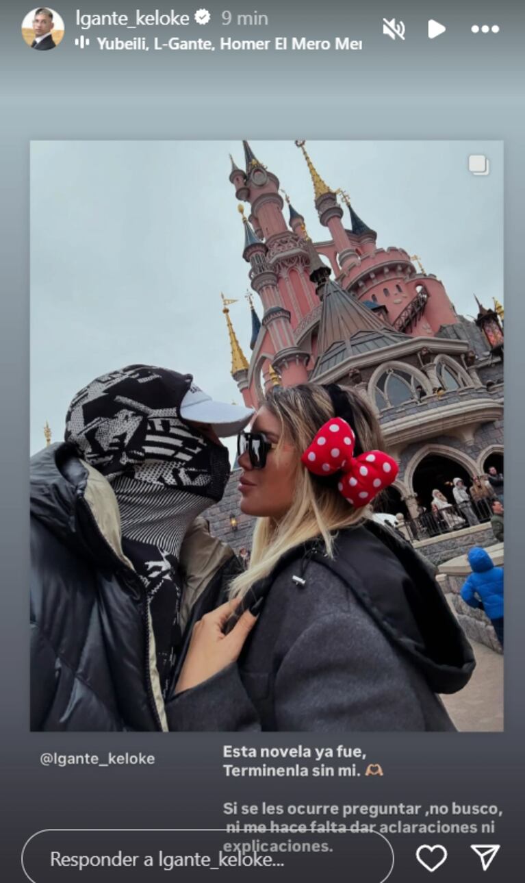 L-Gante habló de su separación de Wanda Nara. (Foto: Instagram / lgante_keloke)