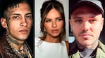 L-Gante, la China Suárez y Mauro Icardi (Fotos: Instagram).