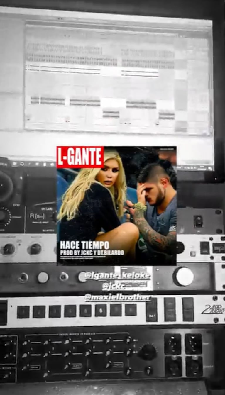 L-Gante le dedicó un filoso mensaje a Mauro Icardi y rememoró su relación con Wanda Nara