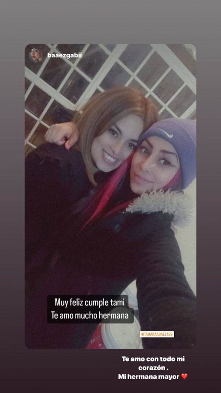 L-Gante le hizo un increíble regalo de cumpleaños a Tamara Báez desde la cárcel: "Te amo"