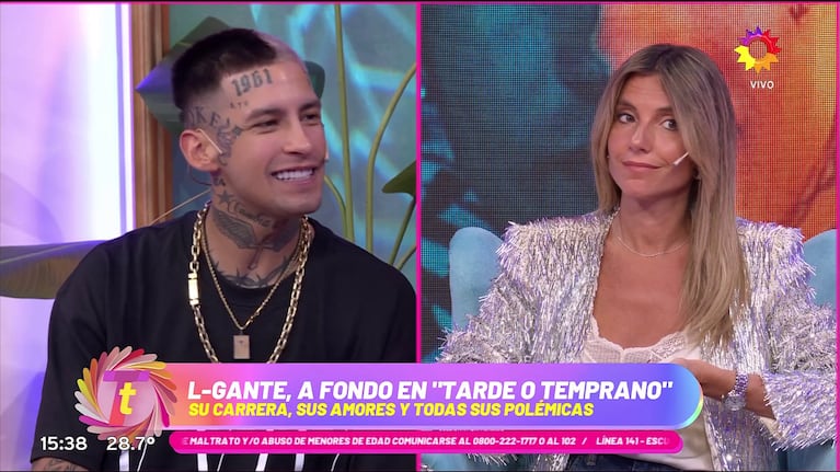 L-Gante y María Belén Ludueña.