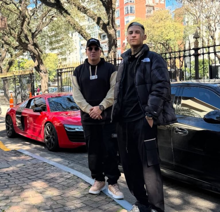 L-Gante y Maxi El Brother. Foto: Instagram (@maxielbrother)