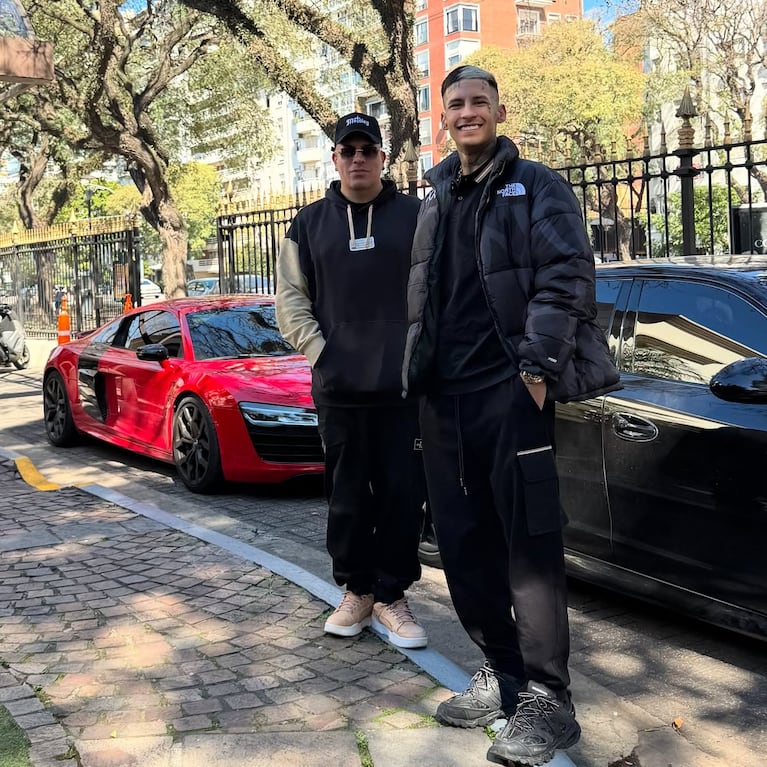 L-Gante y Maxi el Brother. (Foto: @maxielbrother)