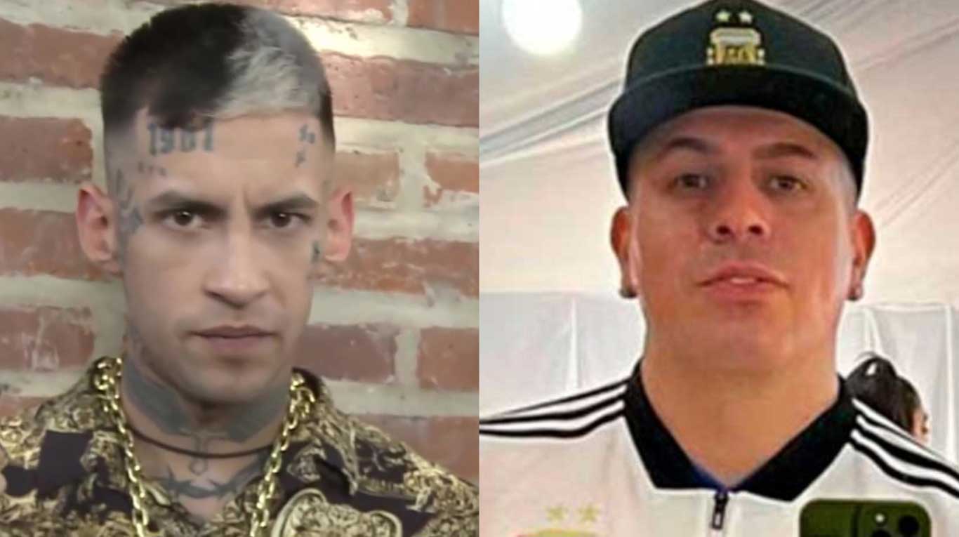 L-Gante y Maxi El Brother (Fotos: captura El Nueve / Instagram)