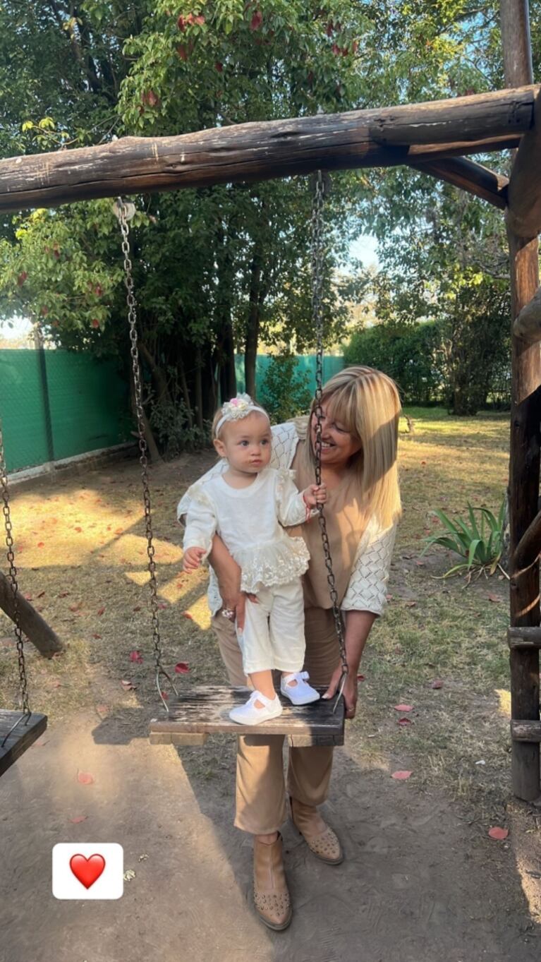 L-Gante y Tamara Báez se mostraron juntos en el cumpleaños de Jamaica, en medio de rumores de crisis