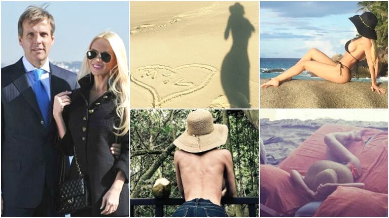 La aclaracion de Martín Redrado que Luciana Salazar festejó en Twitter (Fotos: Web e Instagram)