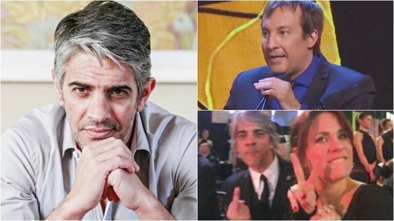 La aclaración de Pablo Echarri tras la polémica foto de los Martín Fierro.