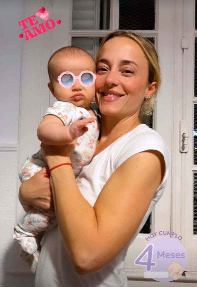 La actriz dio a luz el pasado 28 de diciembre. (Foto: Instagram/@carballo.sabrina)