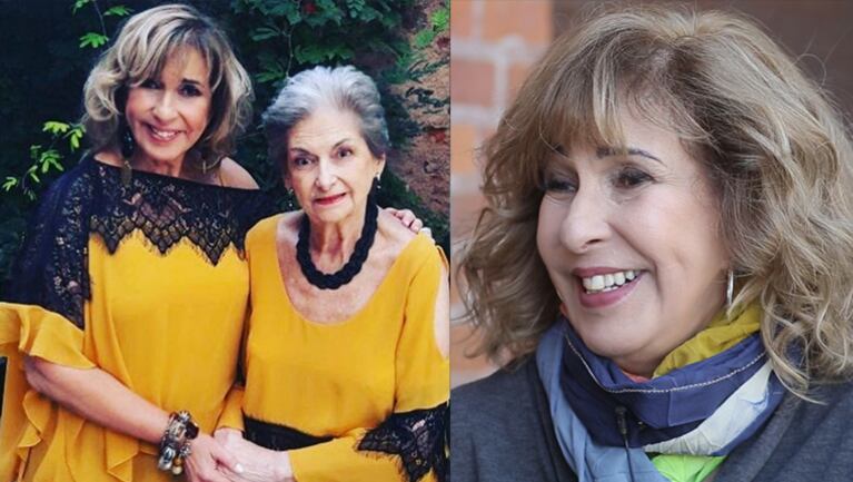 La actriz remarcó que extraña todos los días a su mamá.