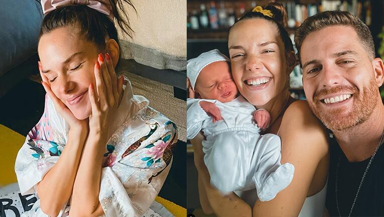 La alegría de Julieta Nair Calvo por haber comido sushi tras convertirse en mamá.