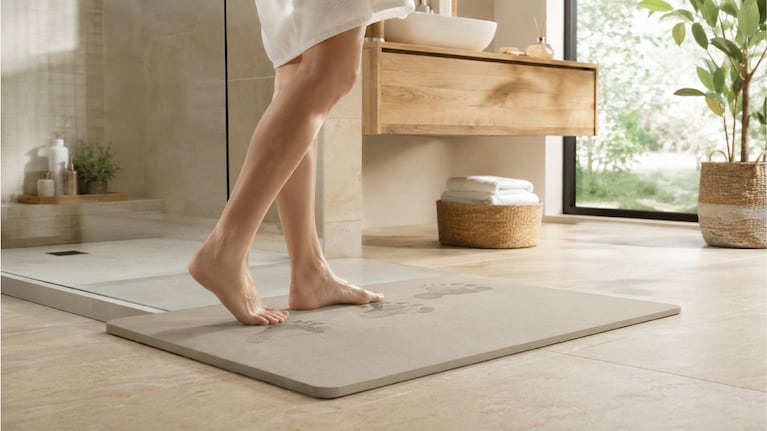 La alfombra del baño pasó de moda: la opción más duradera y elegante que es furor en España. Foto: IA