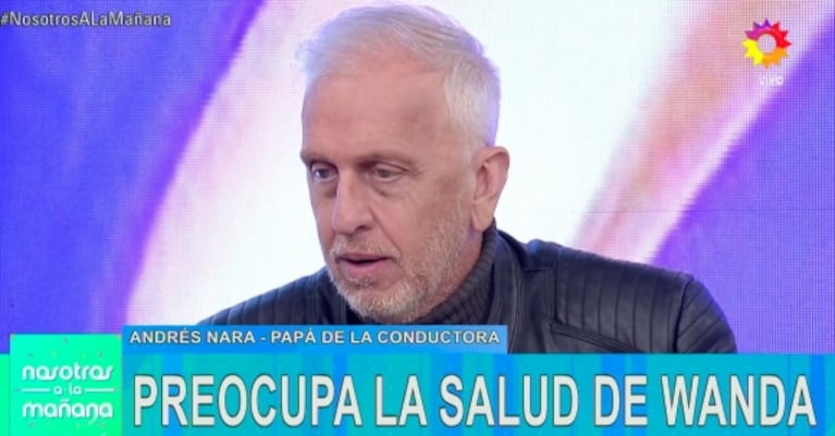 La angustia de Andrés Nara por la salud de Wanda: "Fui a la clínica y no me querían informar nada"