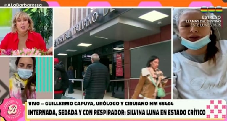 La angustia de Georgina Barbarossa por Silvina Luna, internada en terapia intensiva: "Se merece vivir"