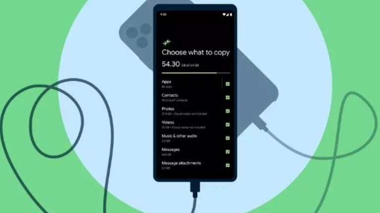 La aplicación para transferir datos de iPhone a Android llega a todos los dispositivos con Android 12