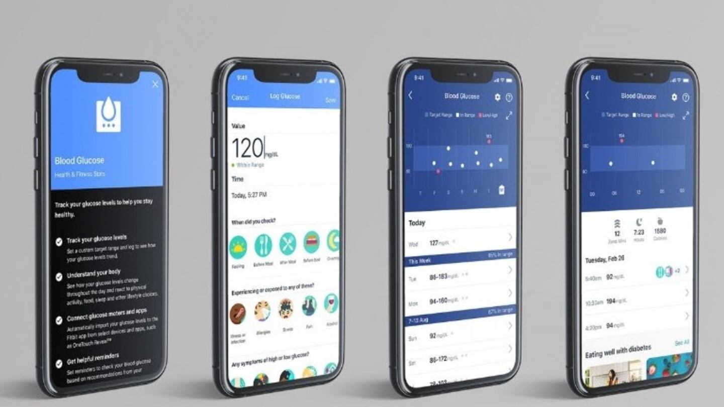 La app de Fitbit ya permite controlar los niveles de glucosa en sangre. Foto: DPA.