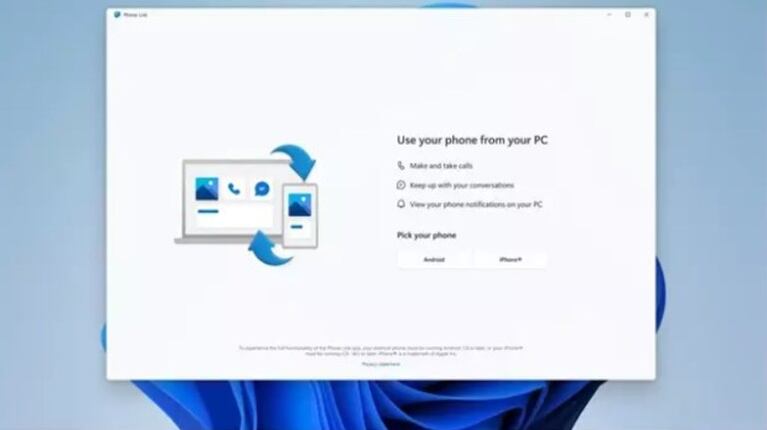 La app Enlace Móvil para iOS ya está a disposición de todos los clientes de Windows 11