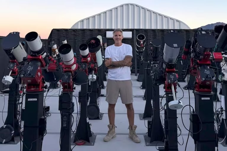 La astrofotografía es una de las pasiones de Nicolás Paladini