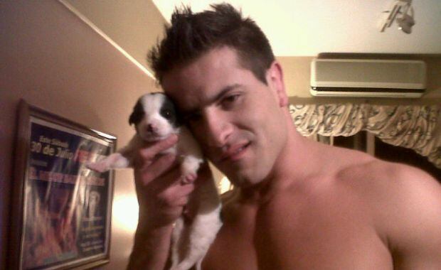 La autofoto de Maxi Diorio en su cuenta de Twitter.