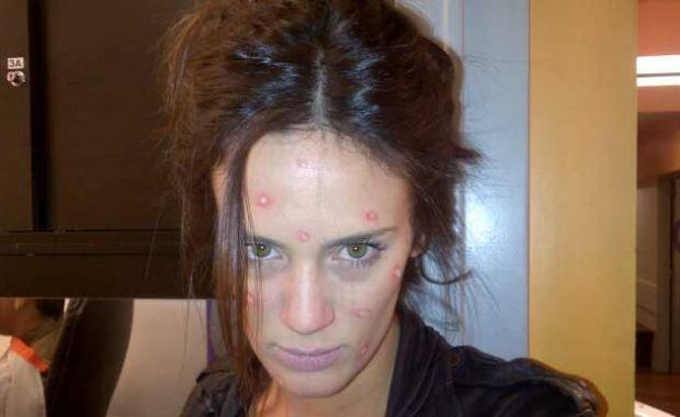 La autofoto de Paula Chaves en su cuenta de Twitter.