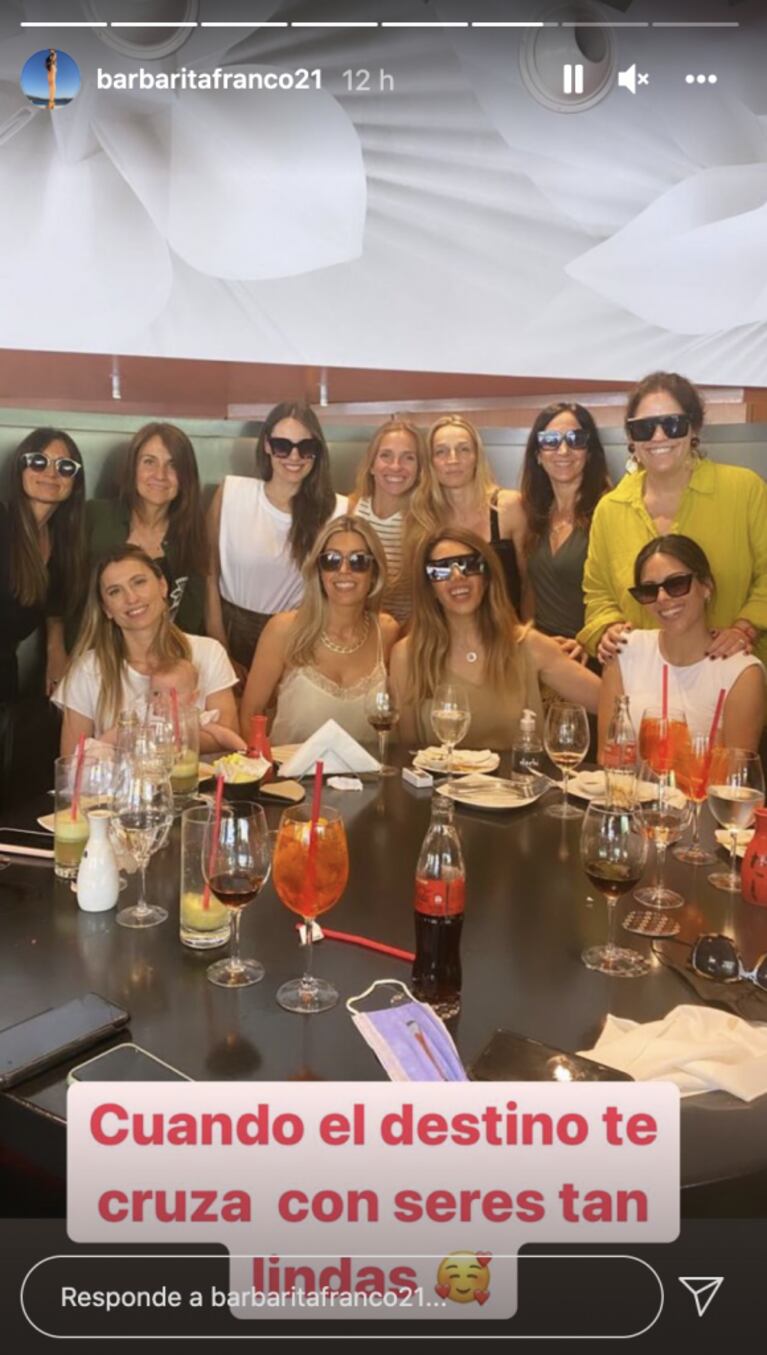 La beba de Pampita es la debilidad de Barby Franco, que sueña con ser madre
