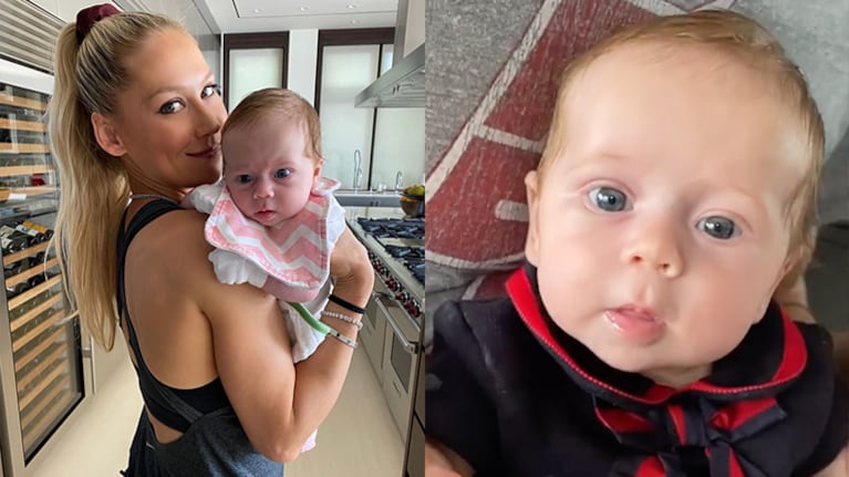 La beba nació hace dos meses.