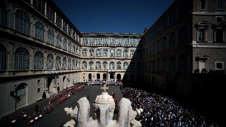  La Biblioteca del Vaticano recurre a la IA para proteger la digitalización de documentos históricos. Foto: AFP.