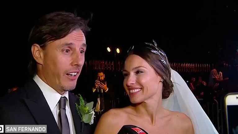 La boda de Pampita y Roberto García Moritán.