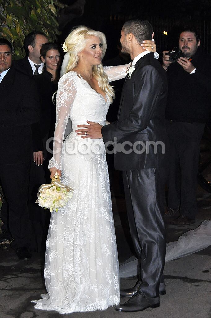 La boda de Wanda Nara y Mauro Icardi. (Foto: Jennifer Rubio - Ciudad.com)